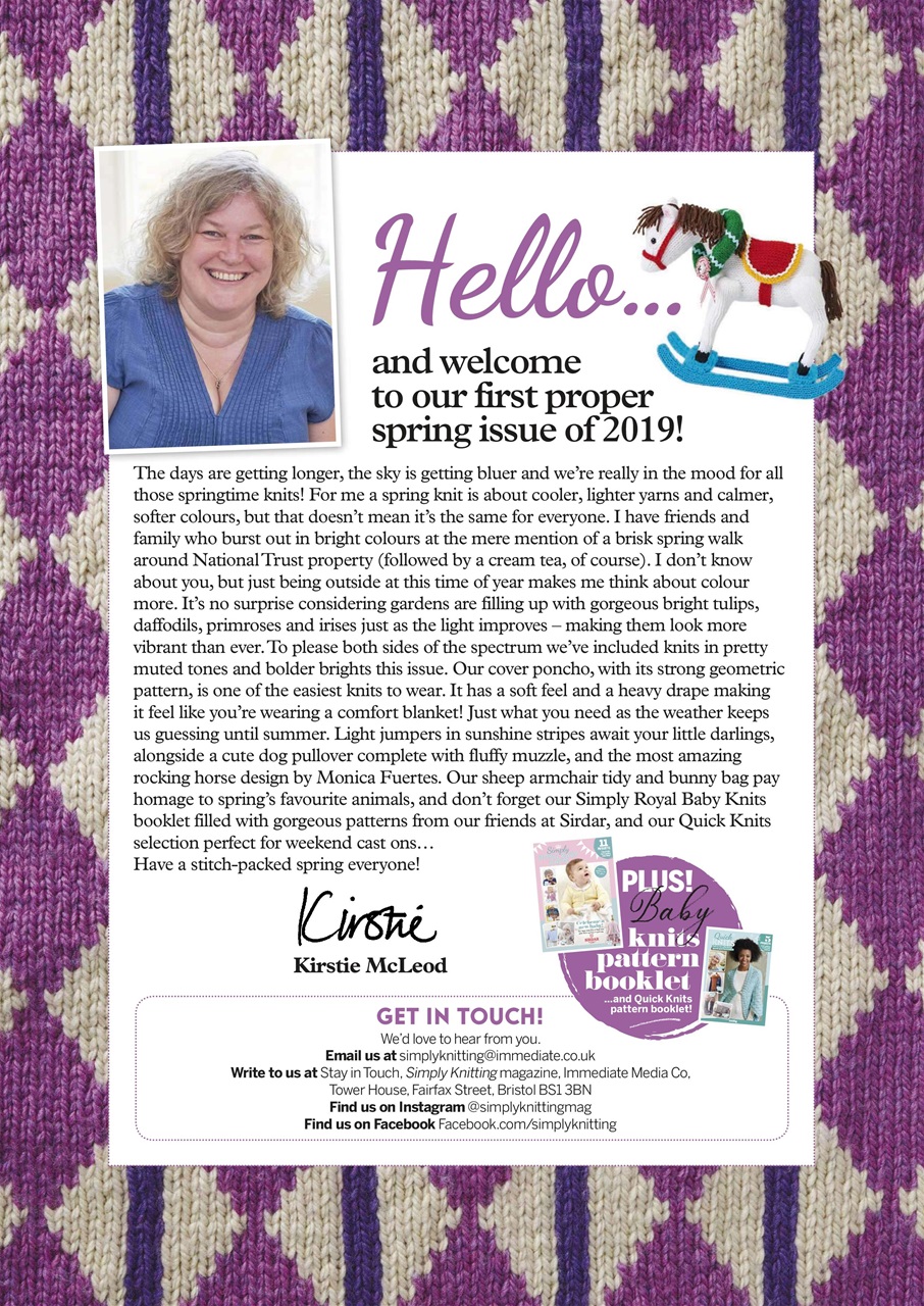 Simply Knitting Preview Pages