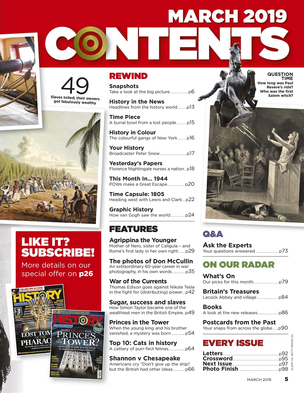 BBC History Revealed Magazine Preview Pages