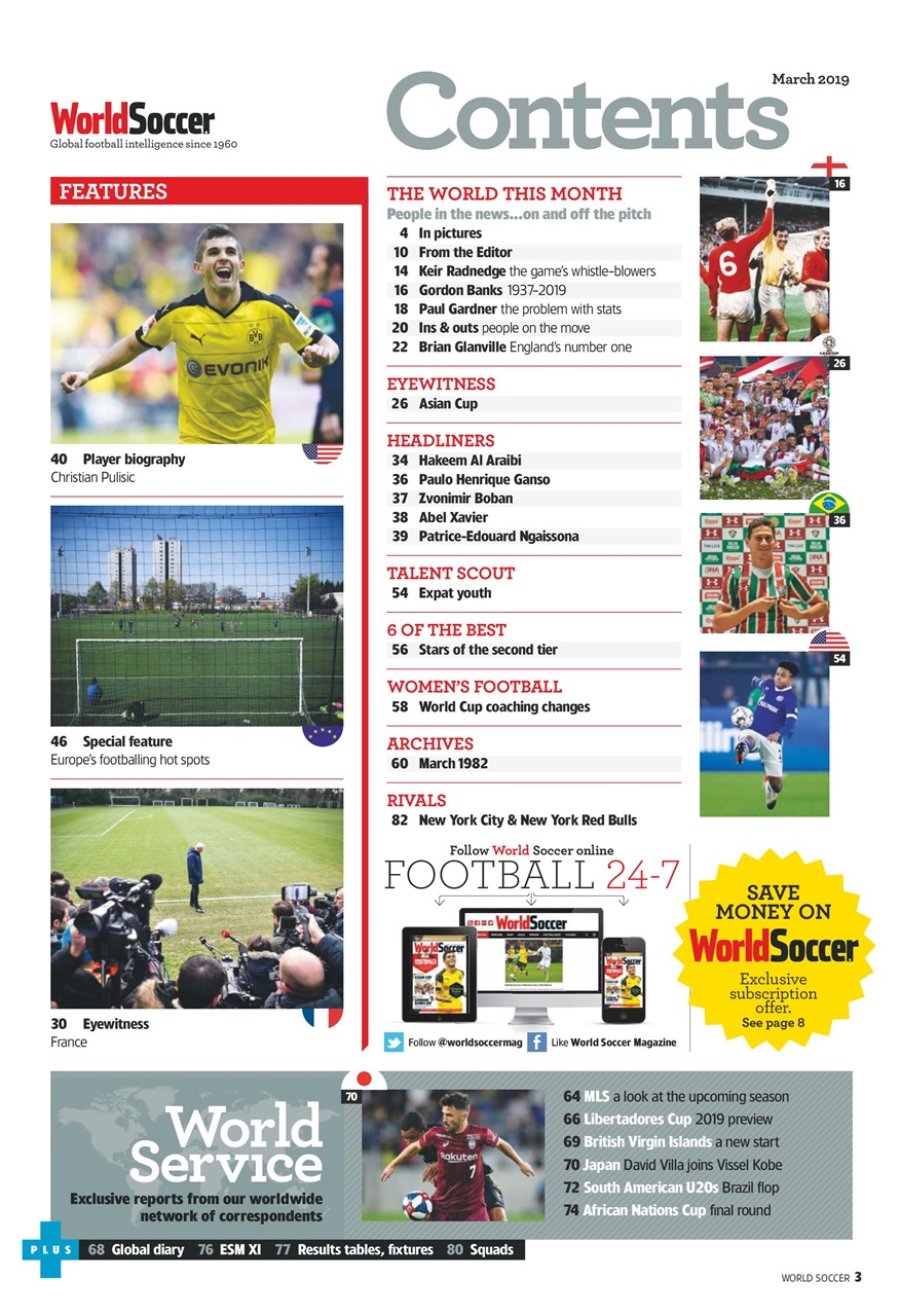 World Soccer Preview Pages