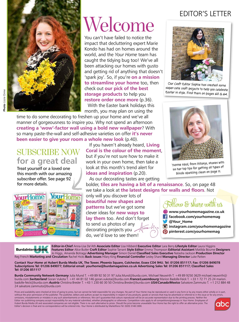 Your Home Magazine Preview Pages