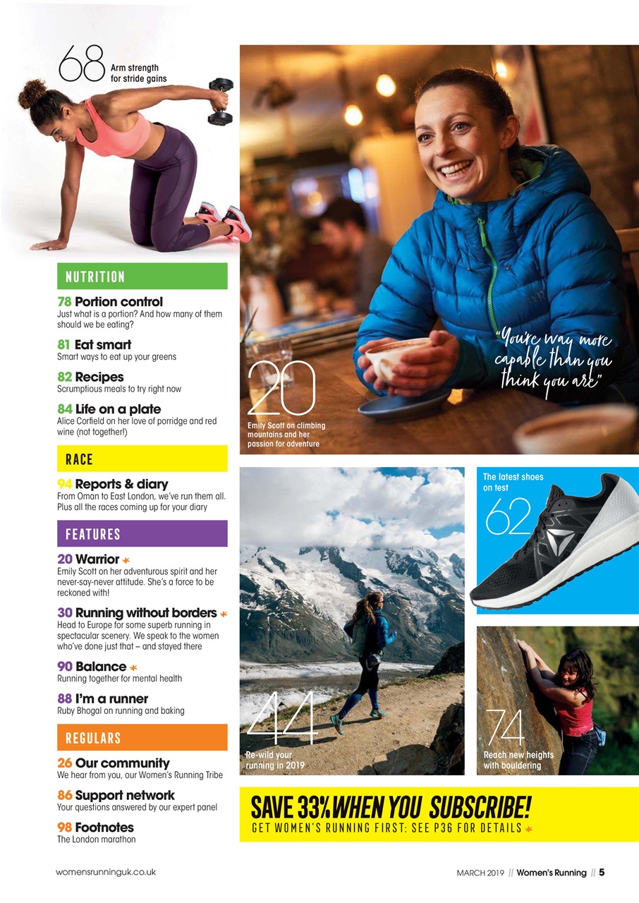 Women’s Running Preview Pages