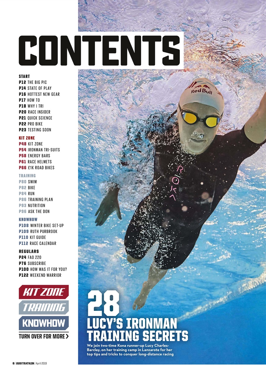 220 Triathlon Magazine Preview Pages