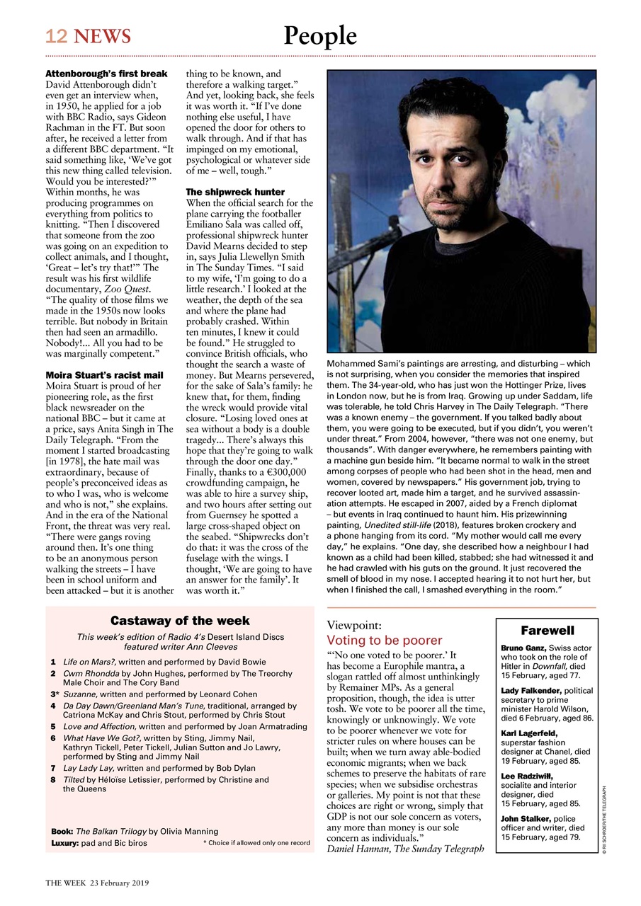 The Week Preview Pages