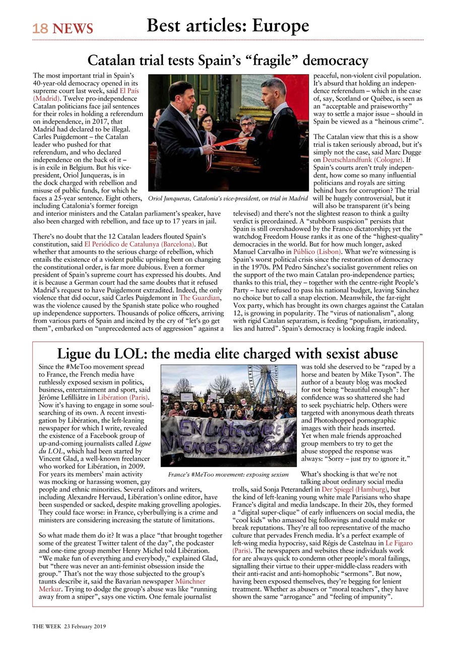 The Week Preview Pages