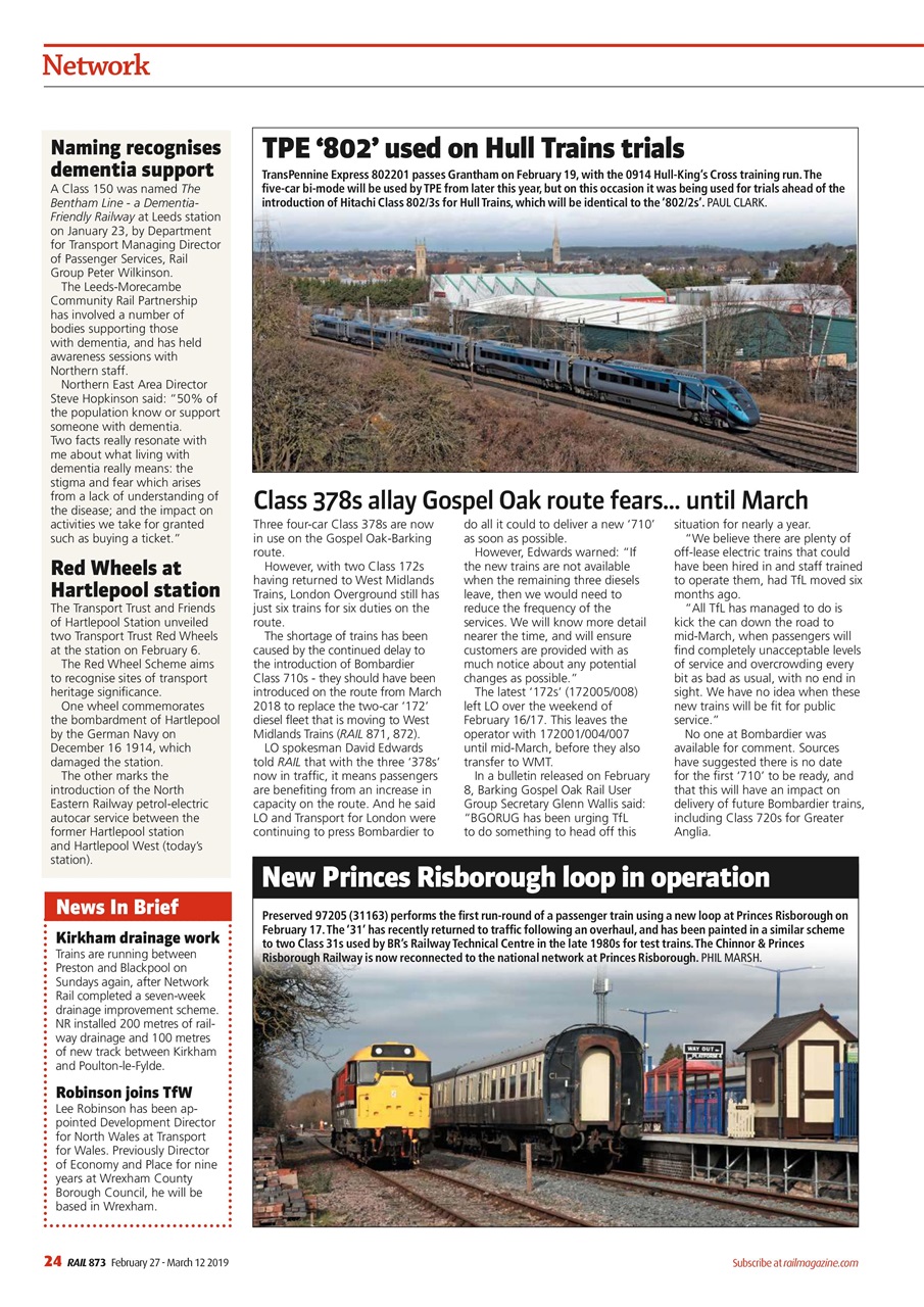 Rail Preview Pages