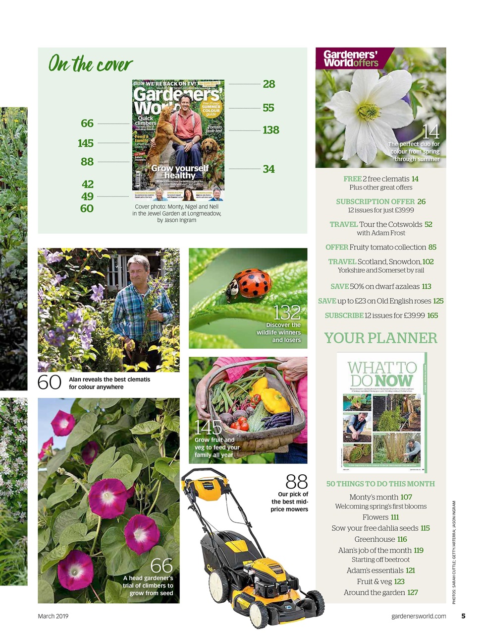 BBC Gardeners’ World Magazine Preview Pages