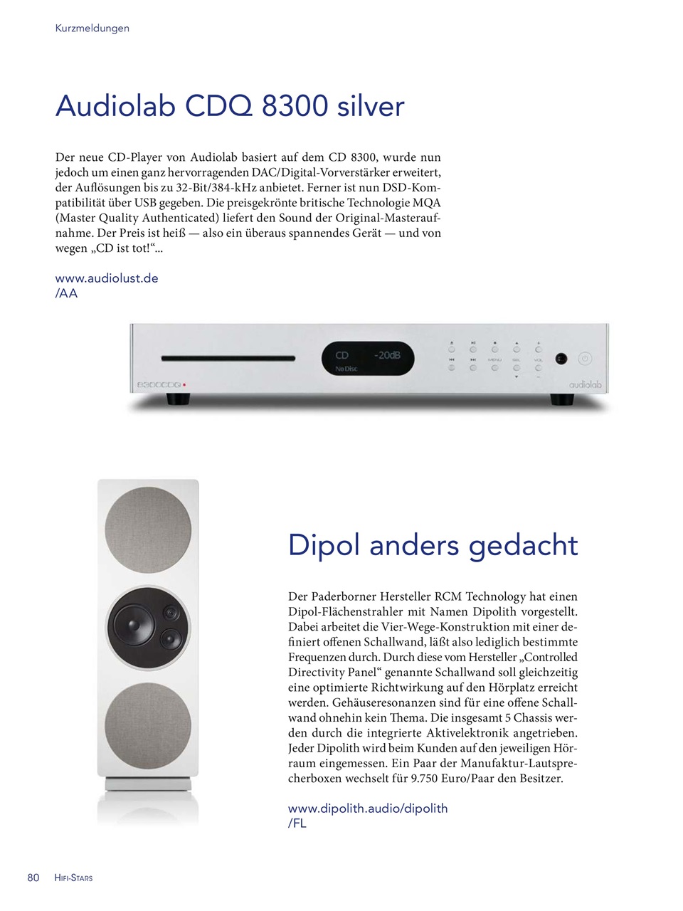 HiFi Stars Magazin Preview Pages