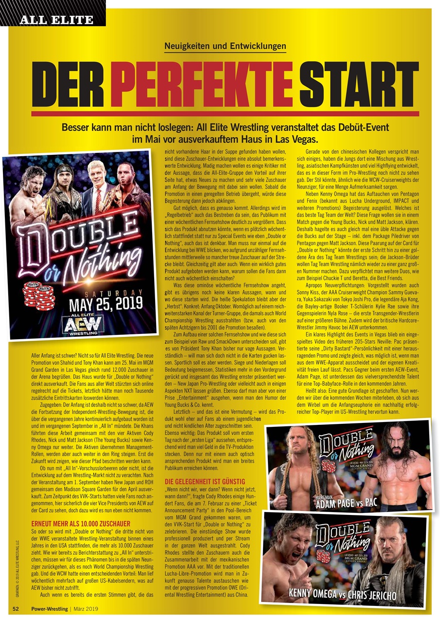 Power-Wrestling Preview Pages