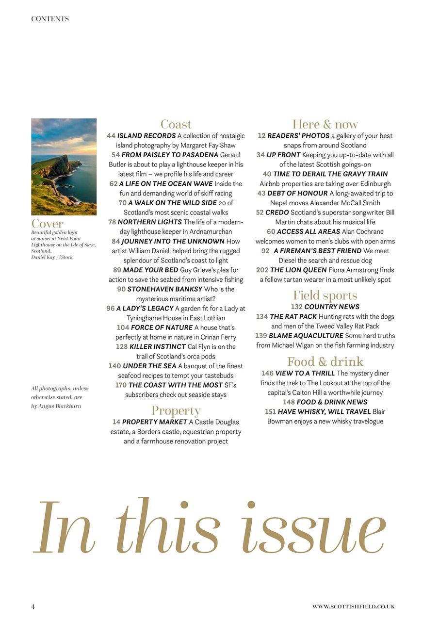 Scottish Field Preview Pages