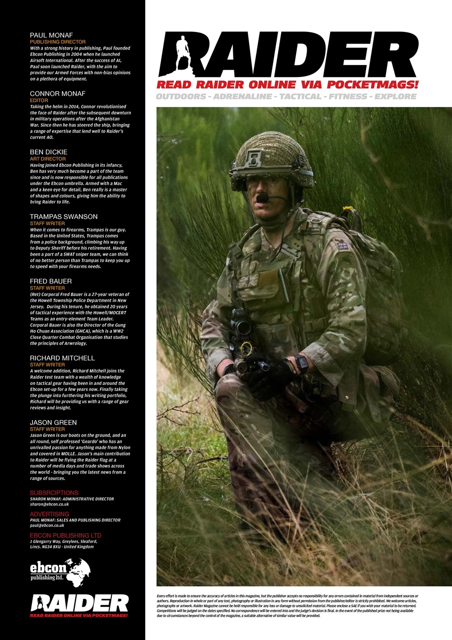 Raider Preview Pages