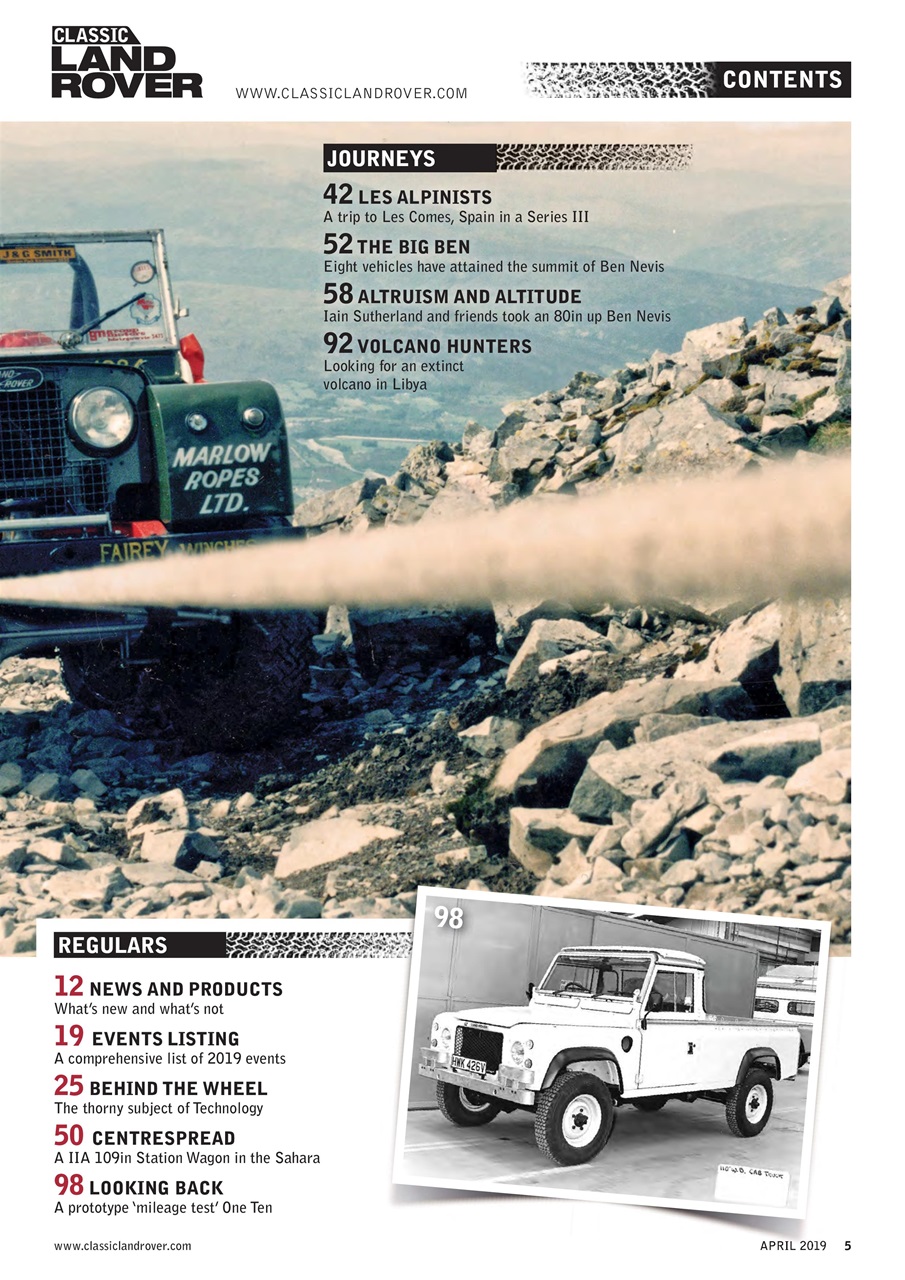 Classic Land Rover Magazine Preview Pages