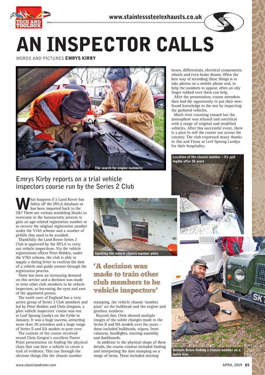 Classic Land Rover Magazine Preview Pages