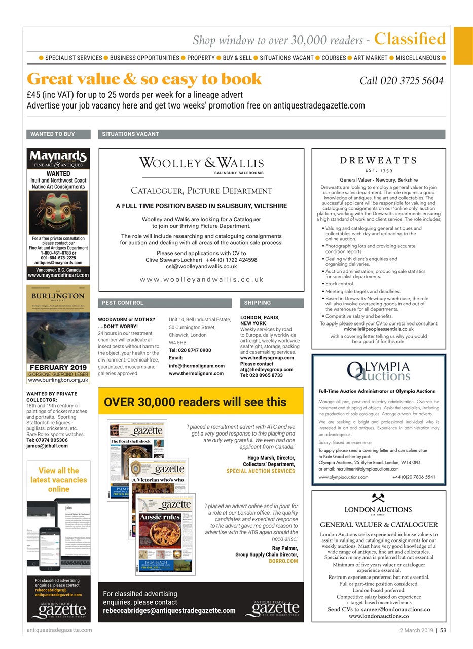 Antiques Trade Gazette Preview Pages