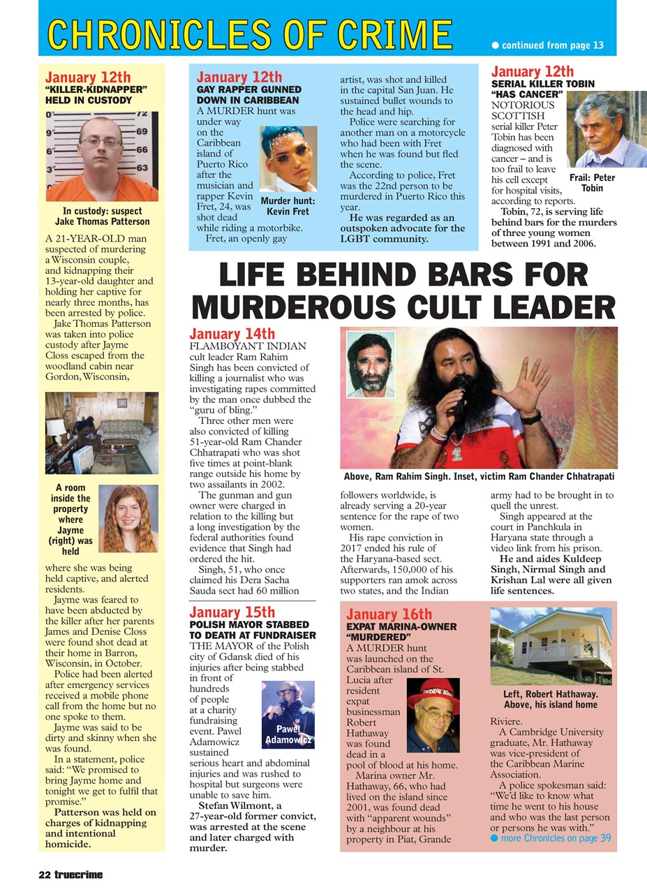 True Crime Preview Pages