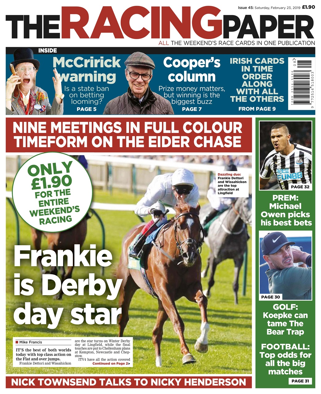 The Racing Paper Preview Pages