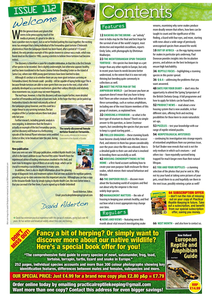 Practical Reptile Keeping Preview Pages