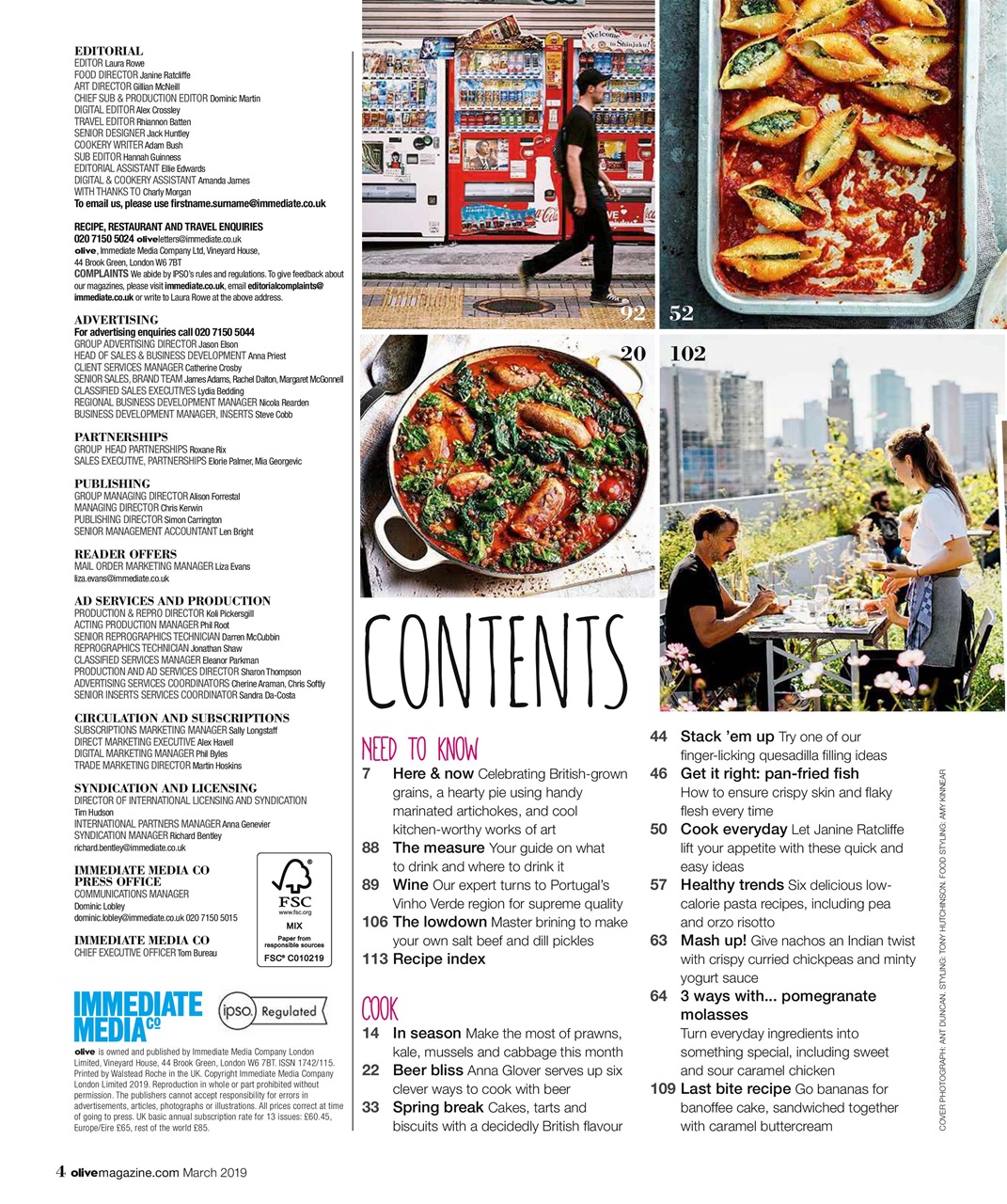 Olive Magazine Preview Pages