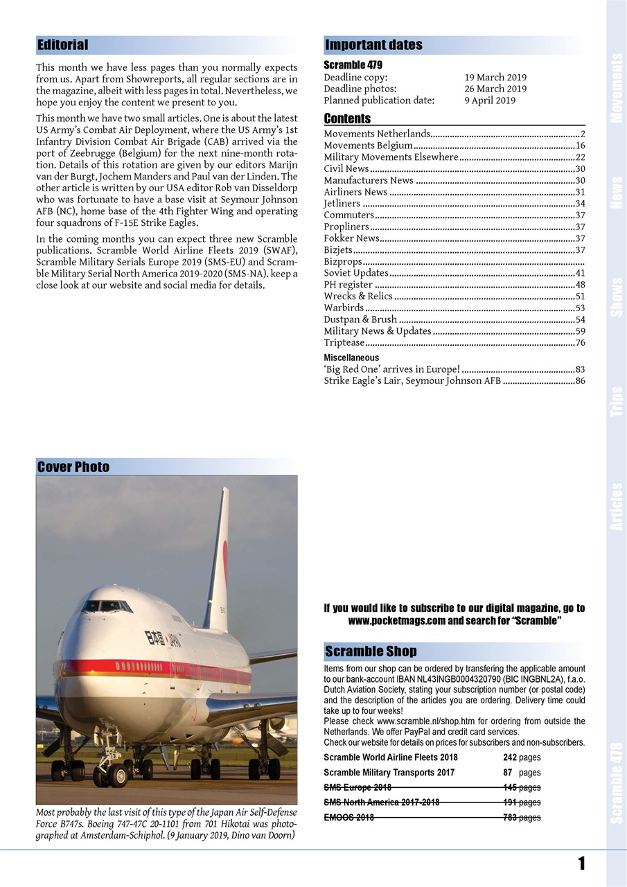 Scramble Magazine Preview Pages