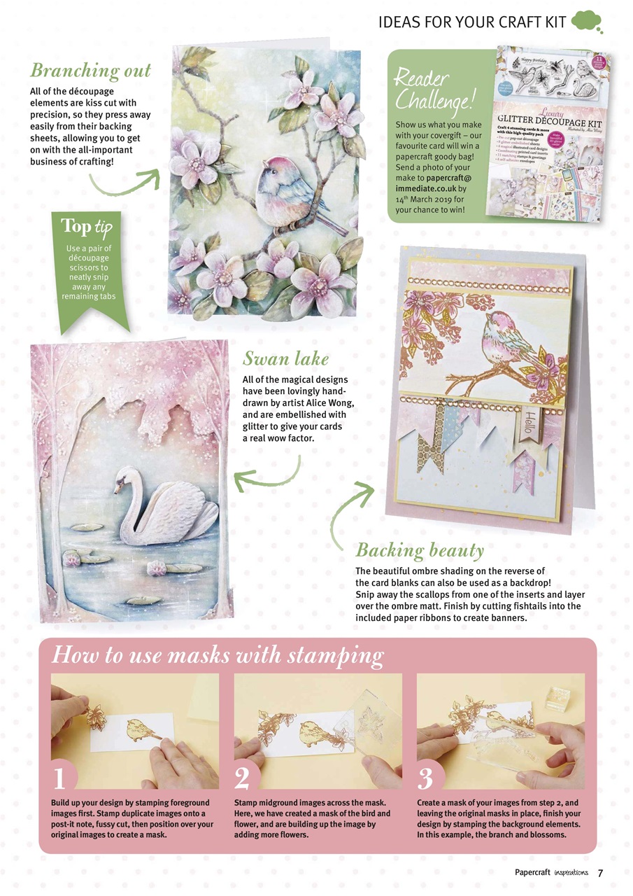 Papercraft Inspirations Preview Pages