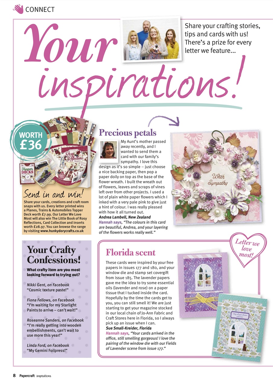 Papercraft Inspirations Preview Pages