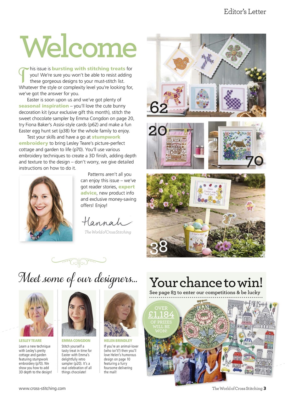 The World of Cross Stitching Preview Pages