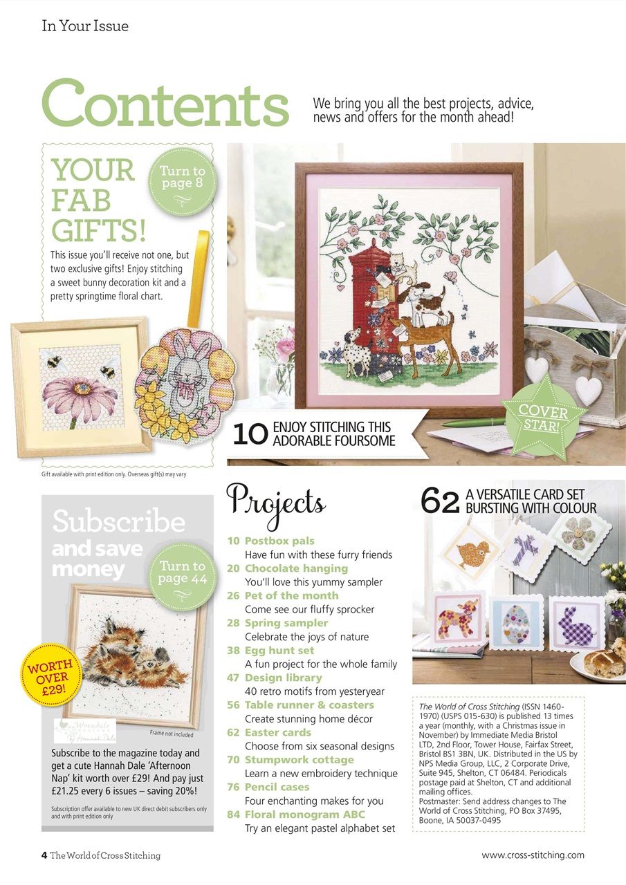 The World of Cross Stitching Preview Pages