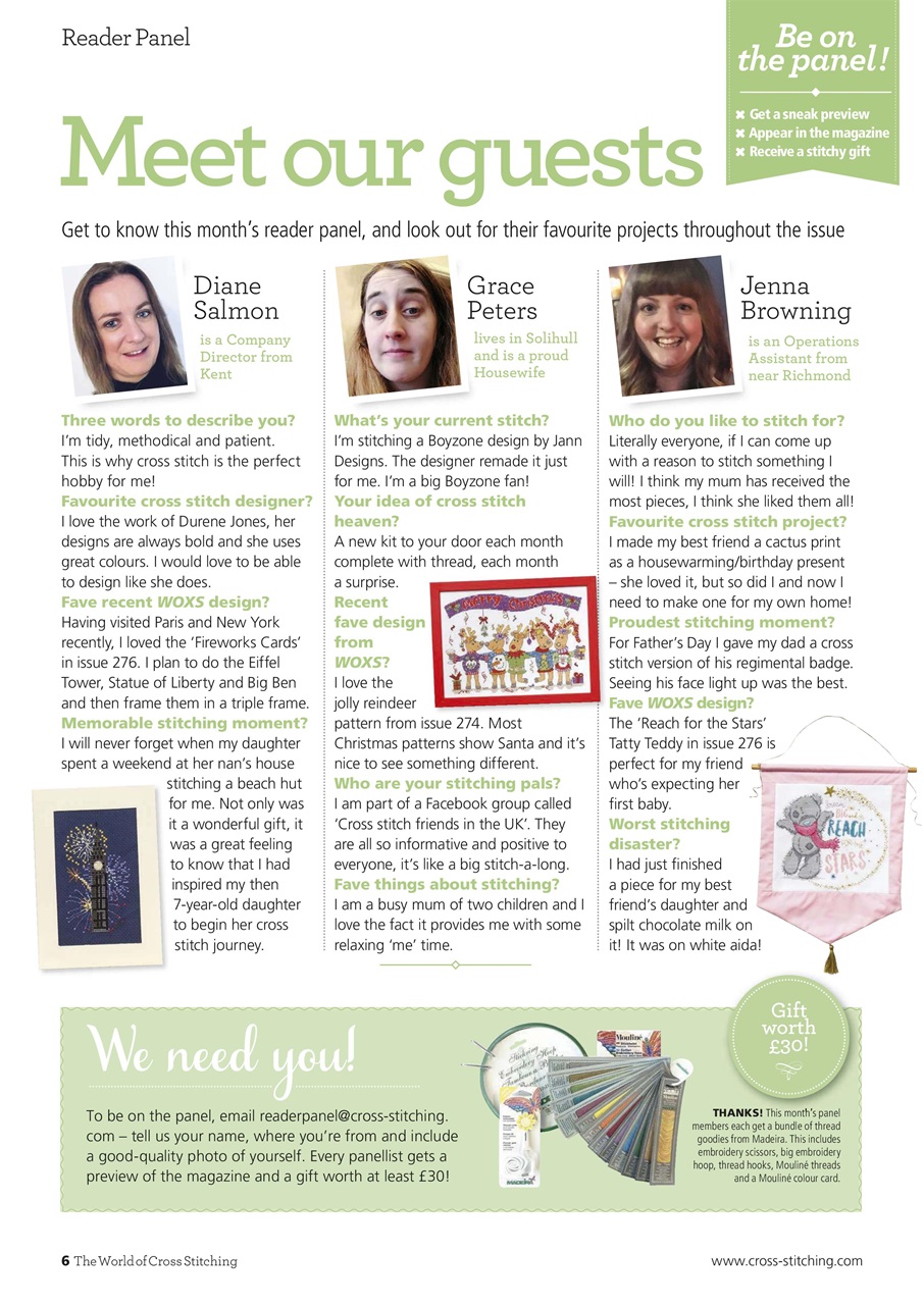 The World of Cross Stitching Preview Pages