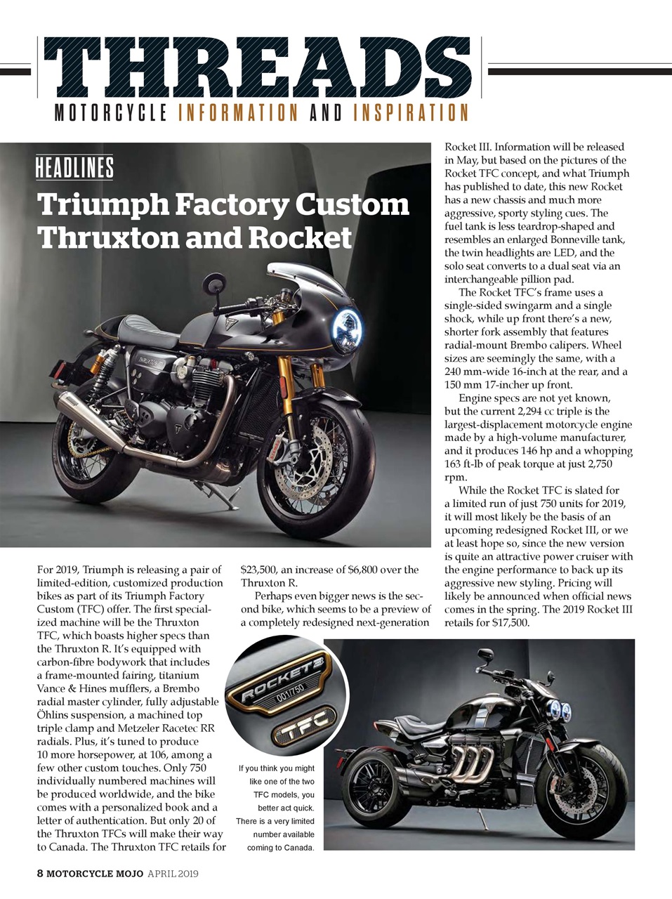 Motorcycle Mojo Preview Pages