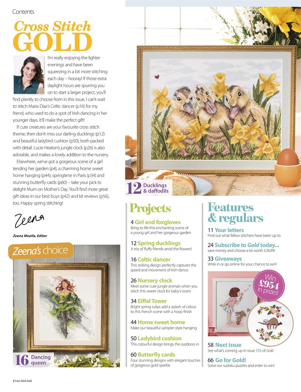 Cross Stitch Gold Preview Pages