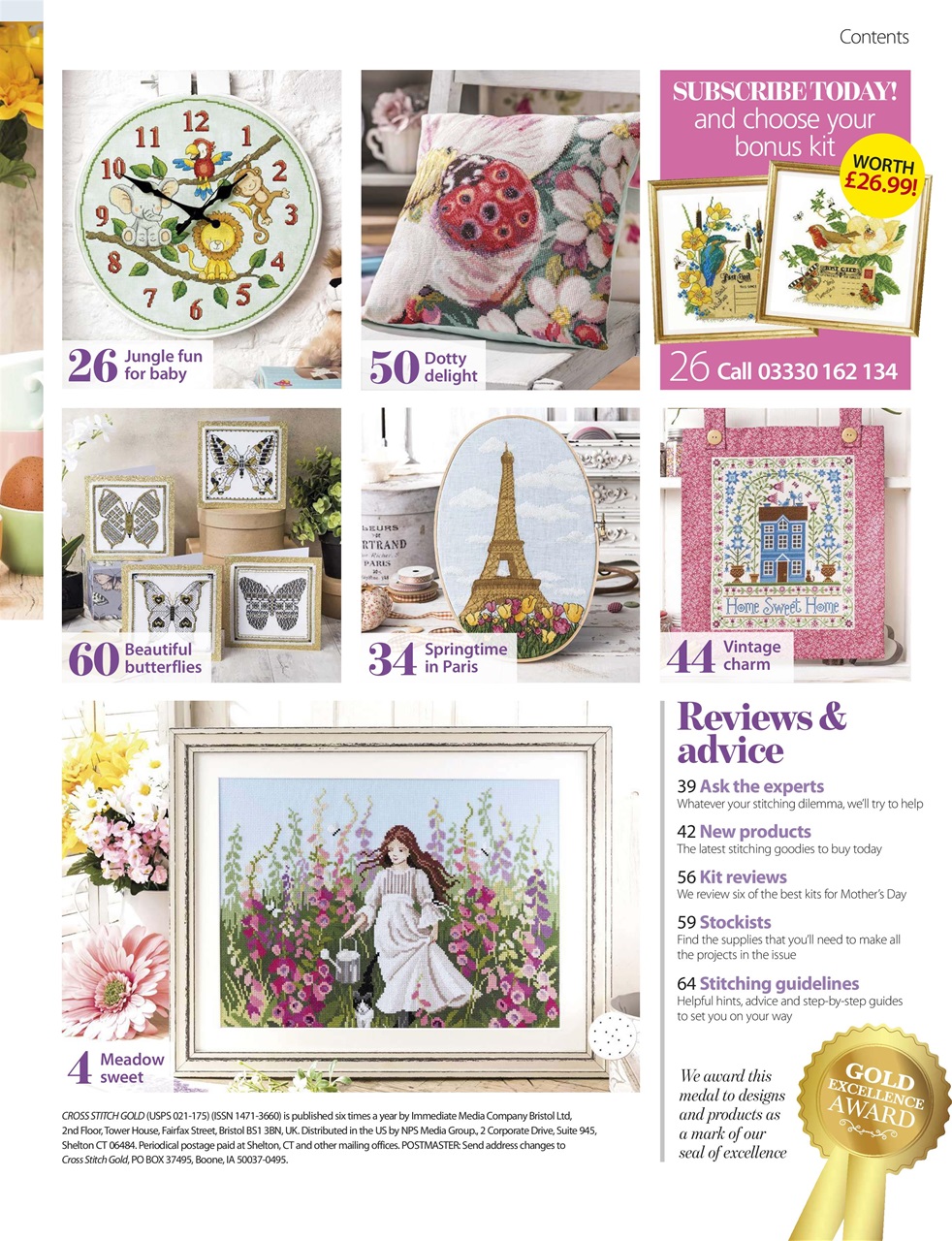 Cross Stitch Gold Preview Pages