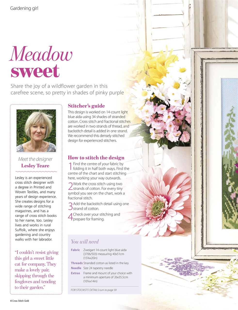 Cross Stitch Gold Preview Pages