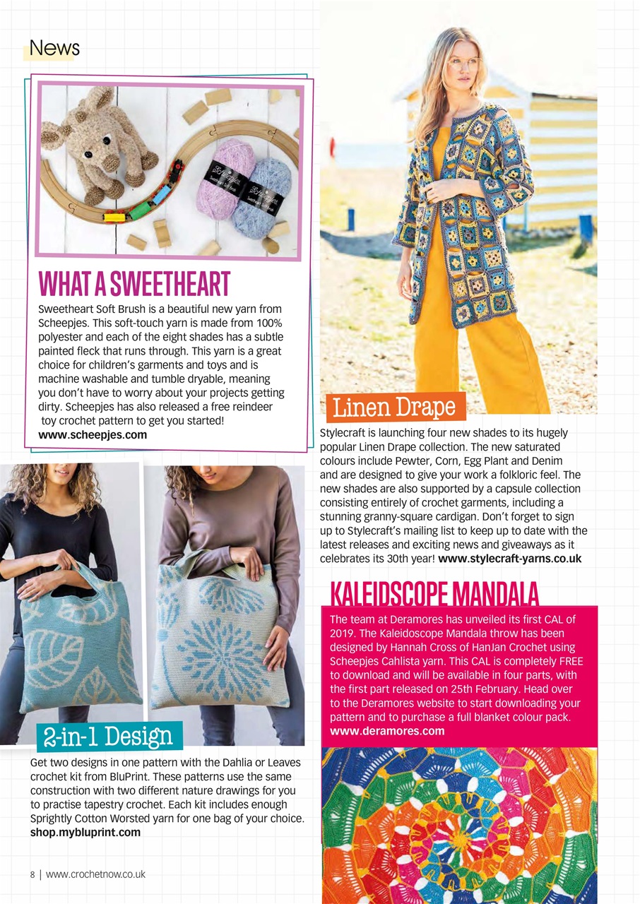 Crochet Now Magazine Preview Pages