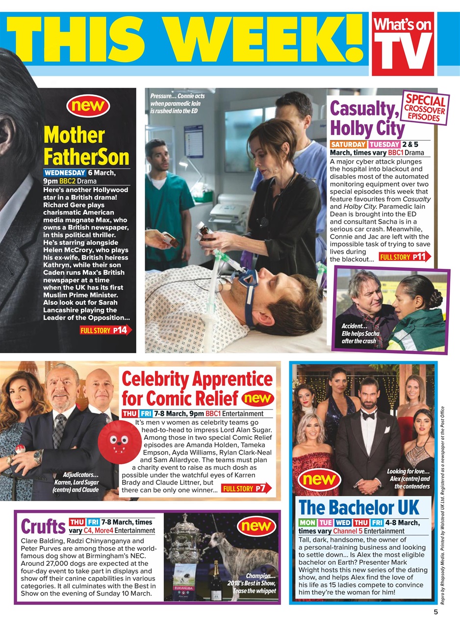 What's on TV Preview Pages