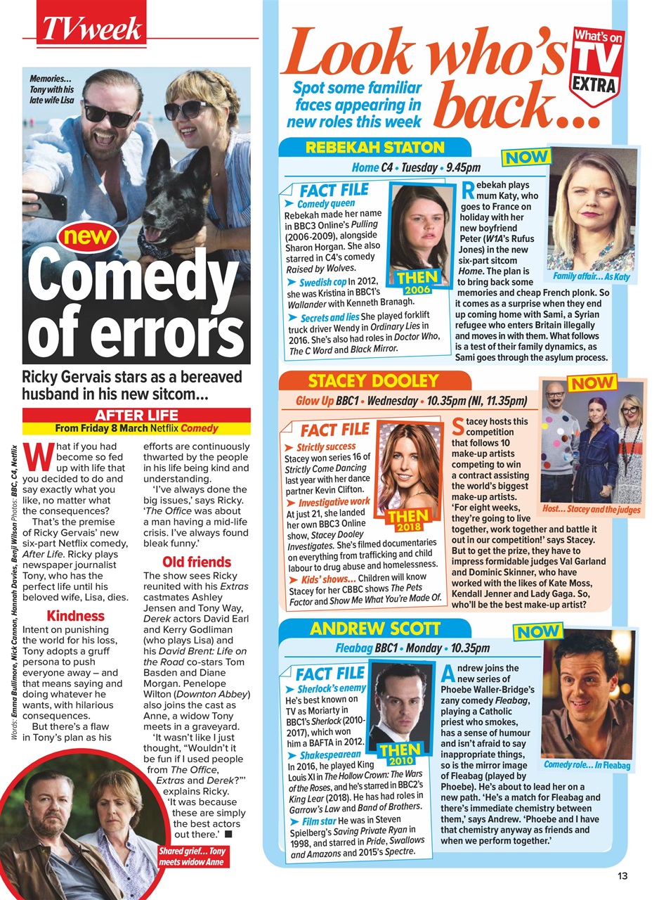 What's on TV Preview Pages