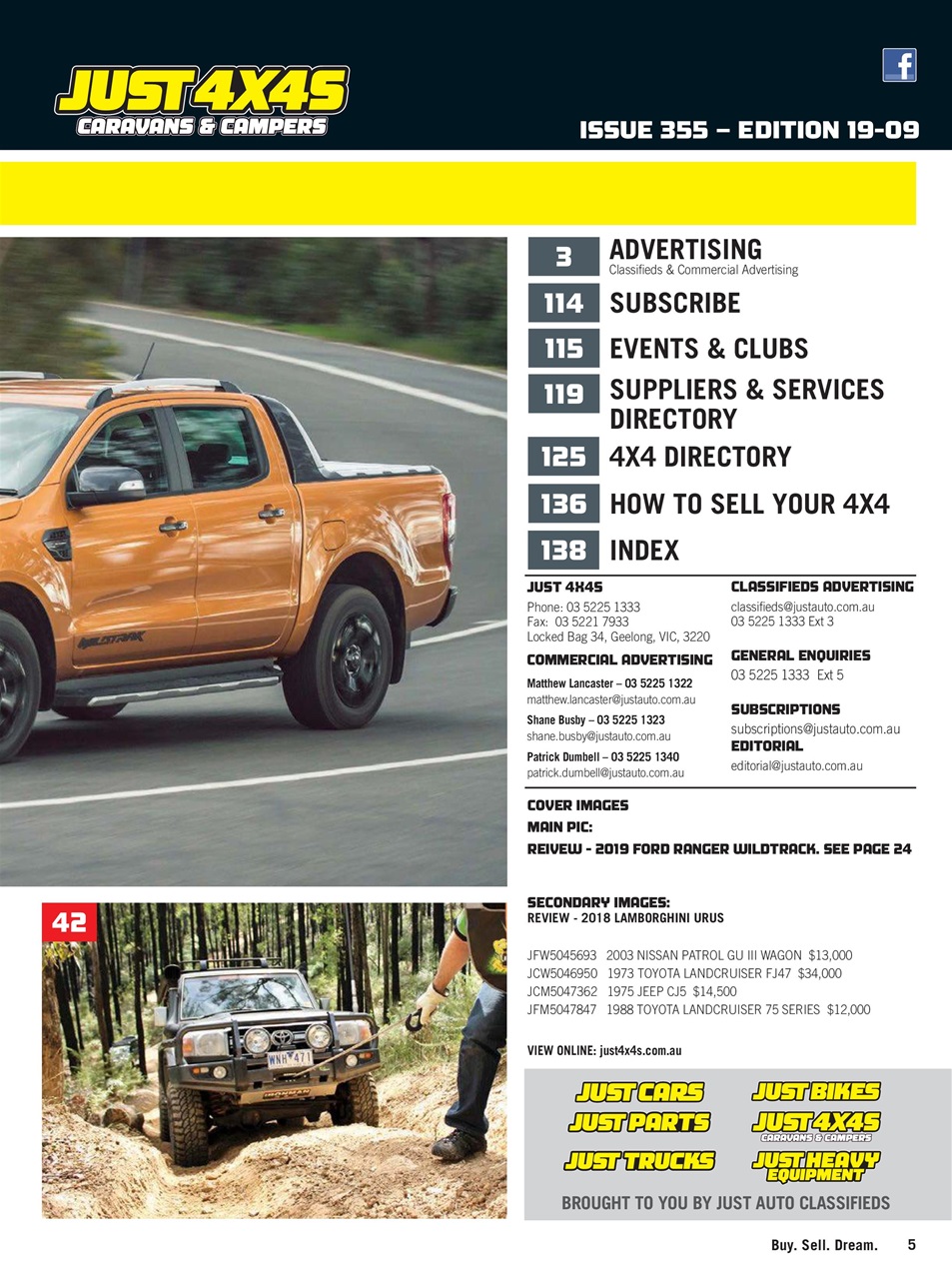 JUST 4X4S Preview Pages
