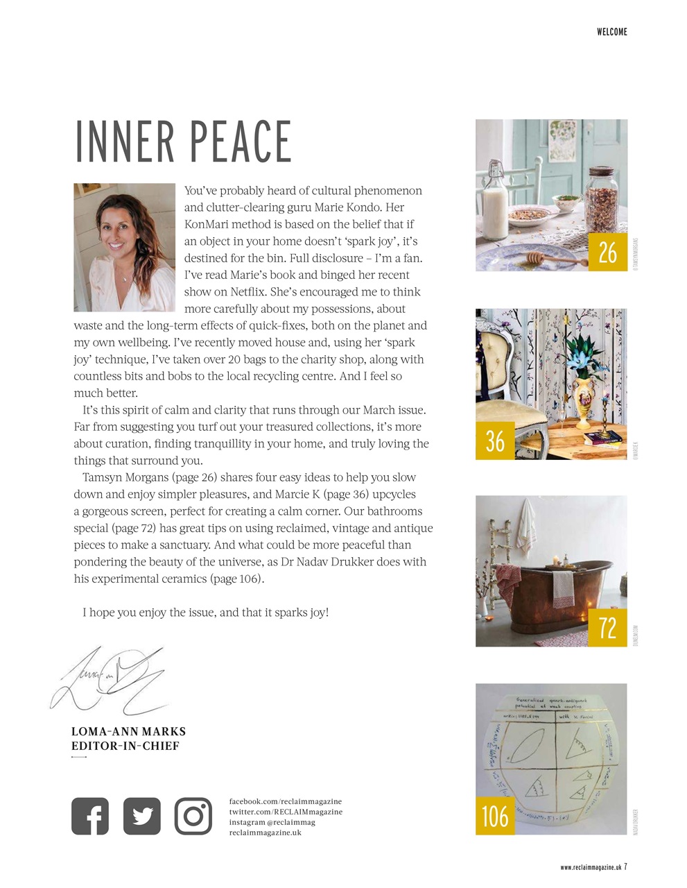 Reclaim Preview Pages