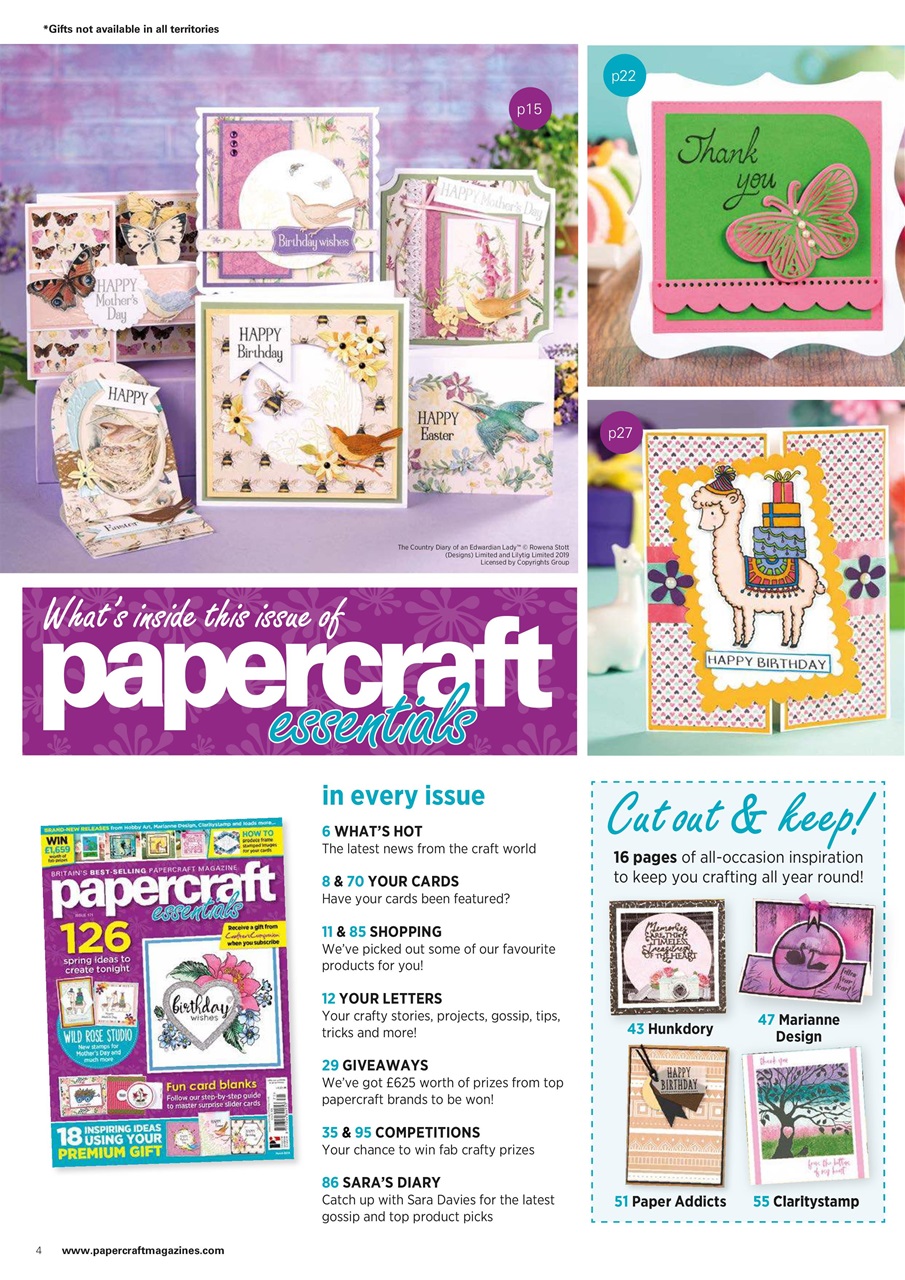 Papercraft Essentials Preview Pages