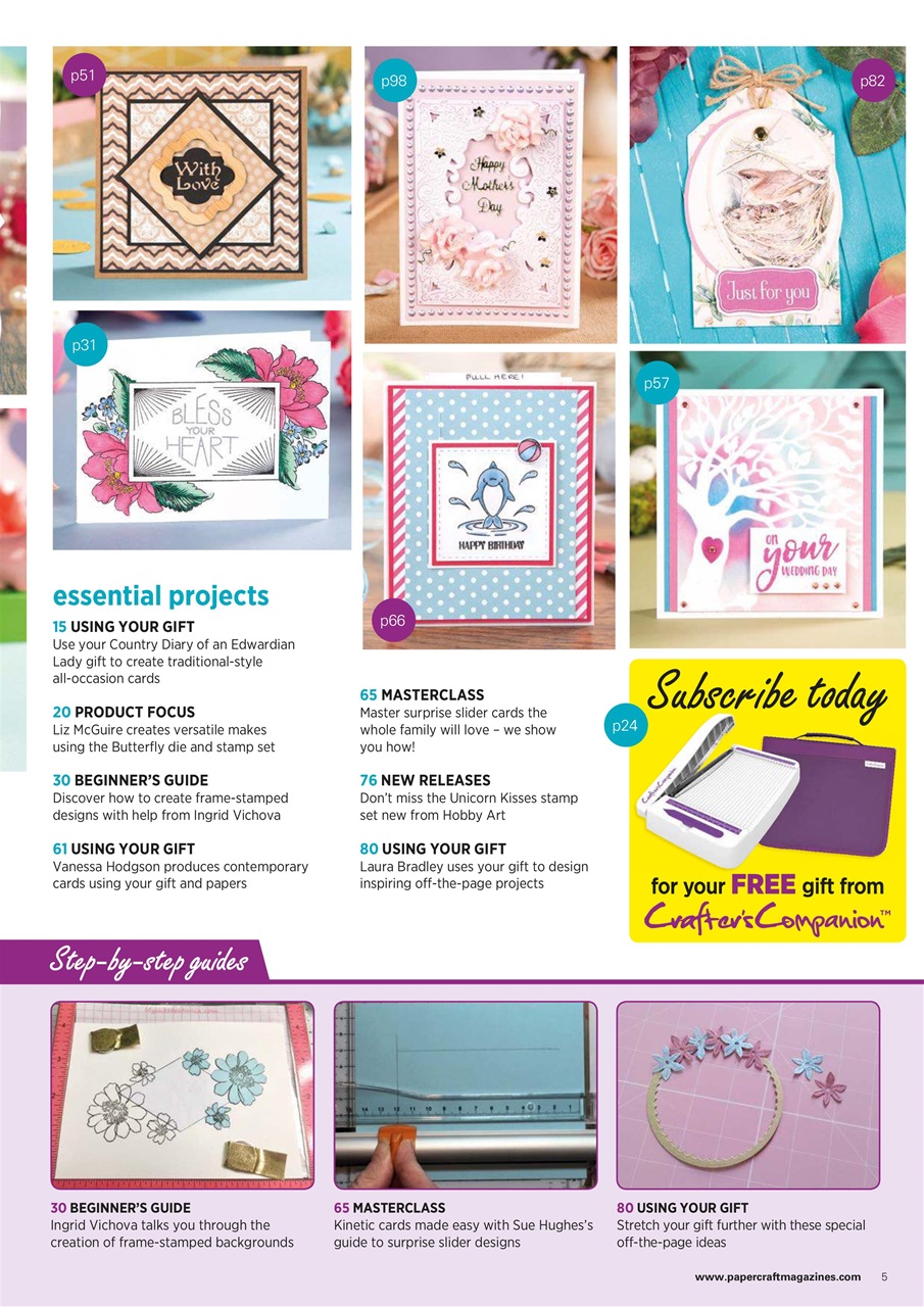 Papercraft Essentials Preview Pages