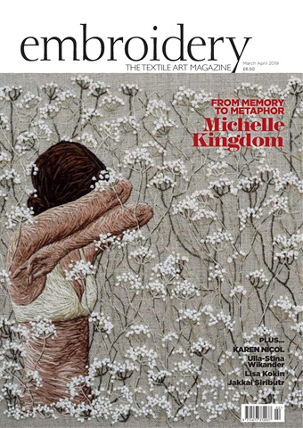 Embroidery Magazine issue Mar/Apr 19