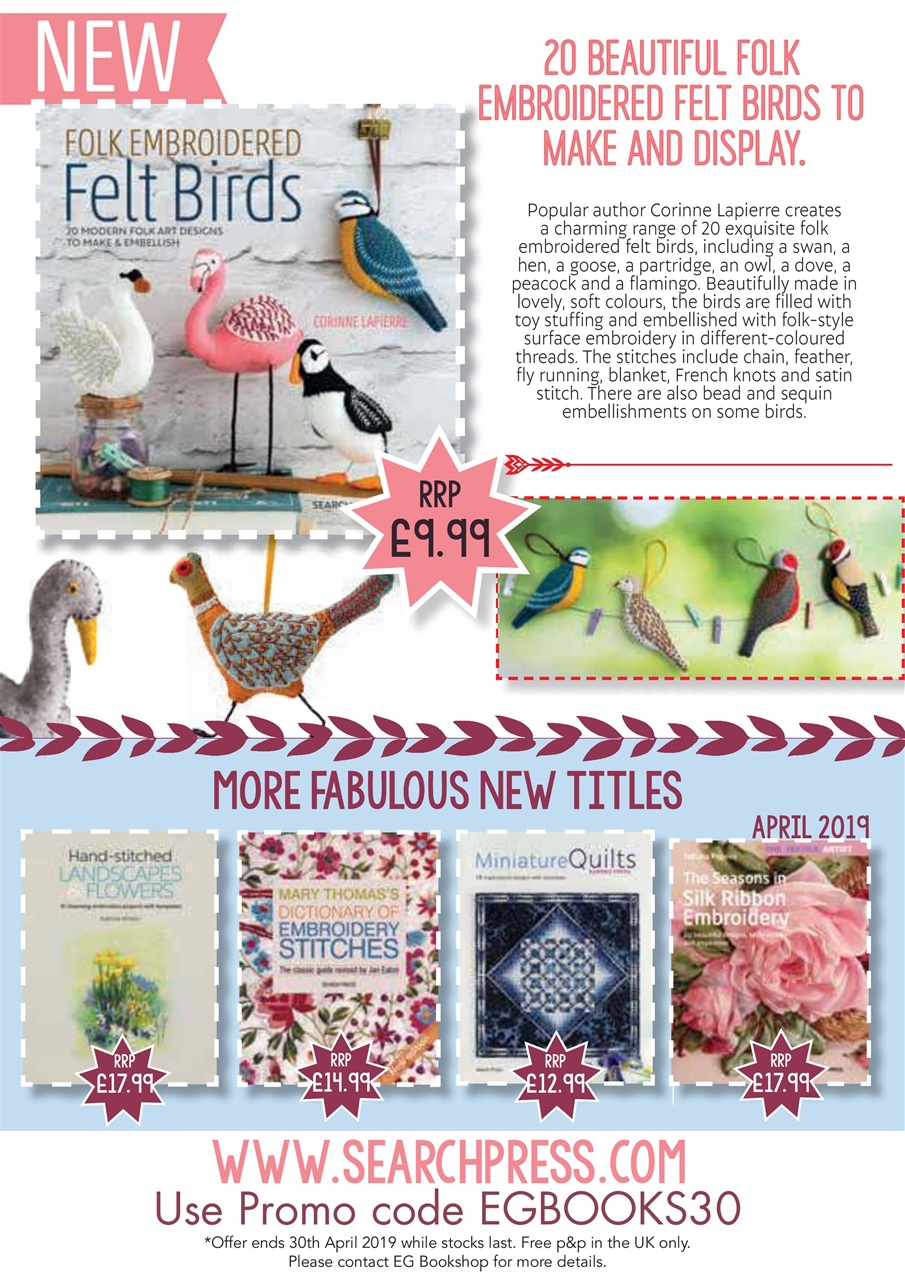 Embroidery Magazine Preview Pages