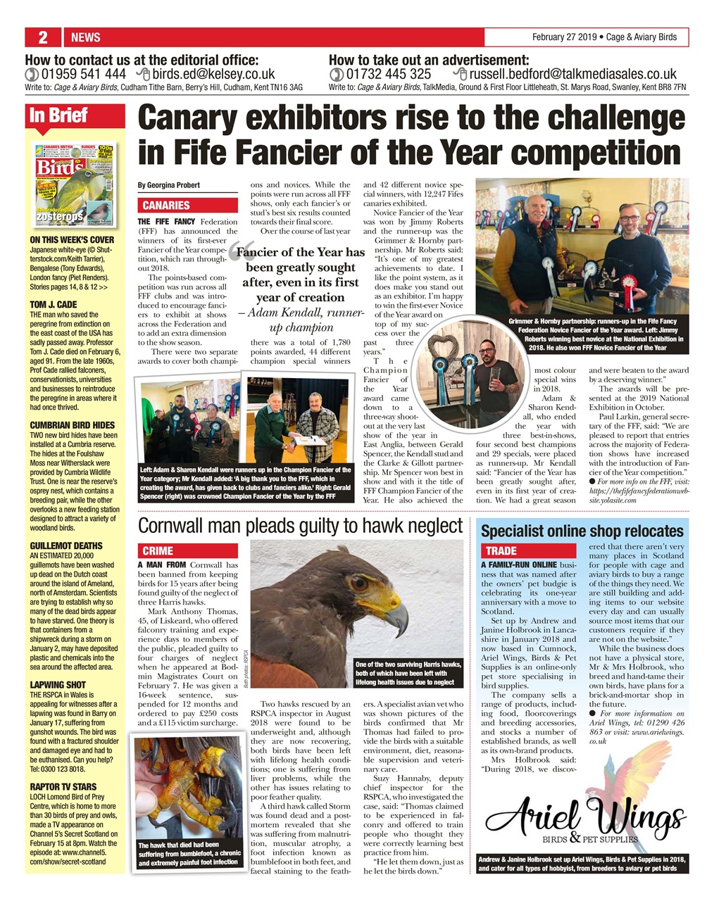 Cage & Aviary Birds Preview Pages