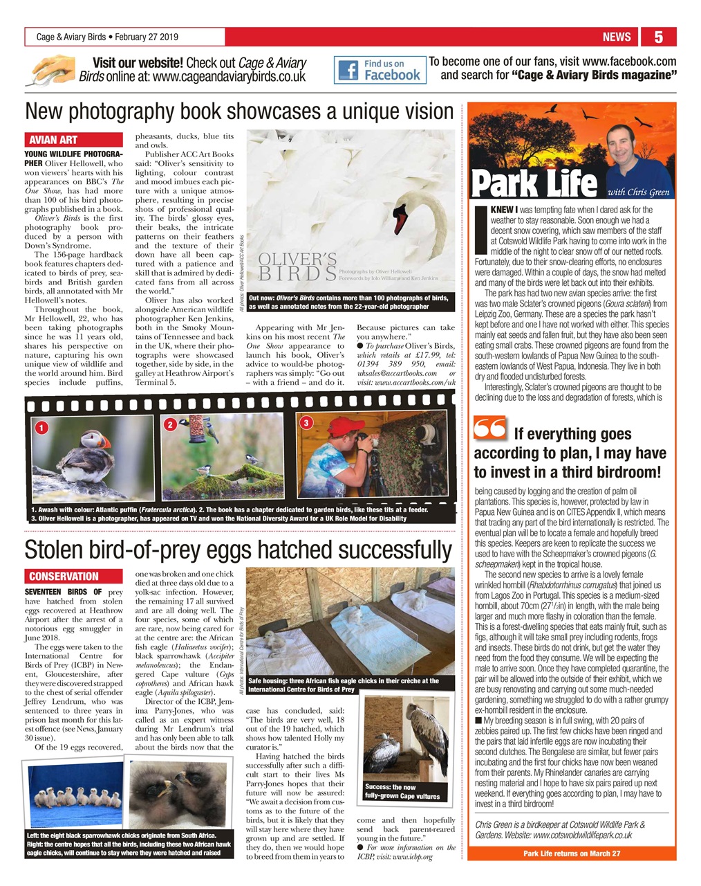 Cage & Aviary Birds Preview Pages