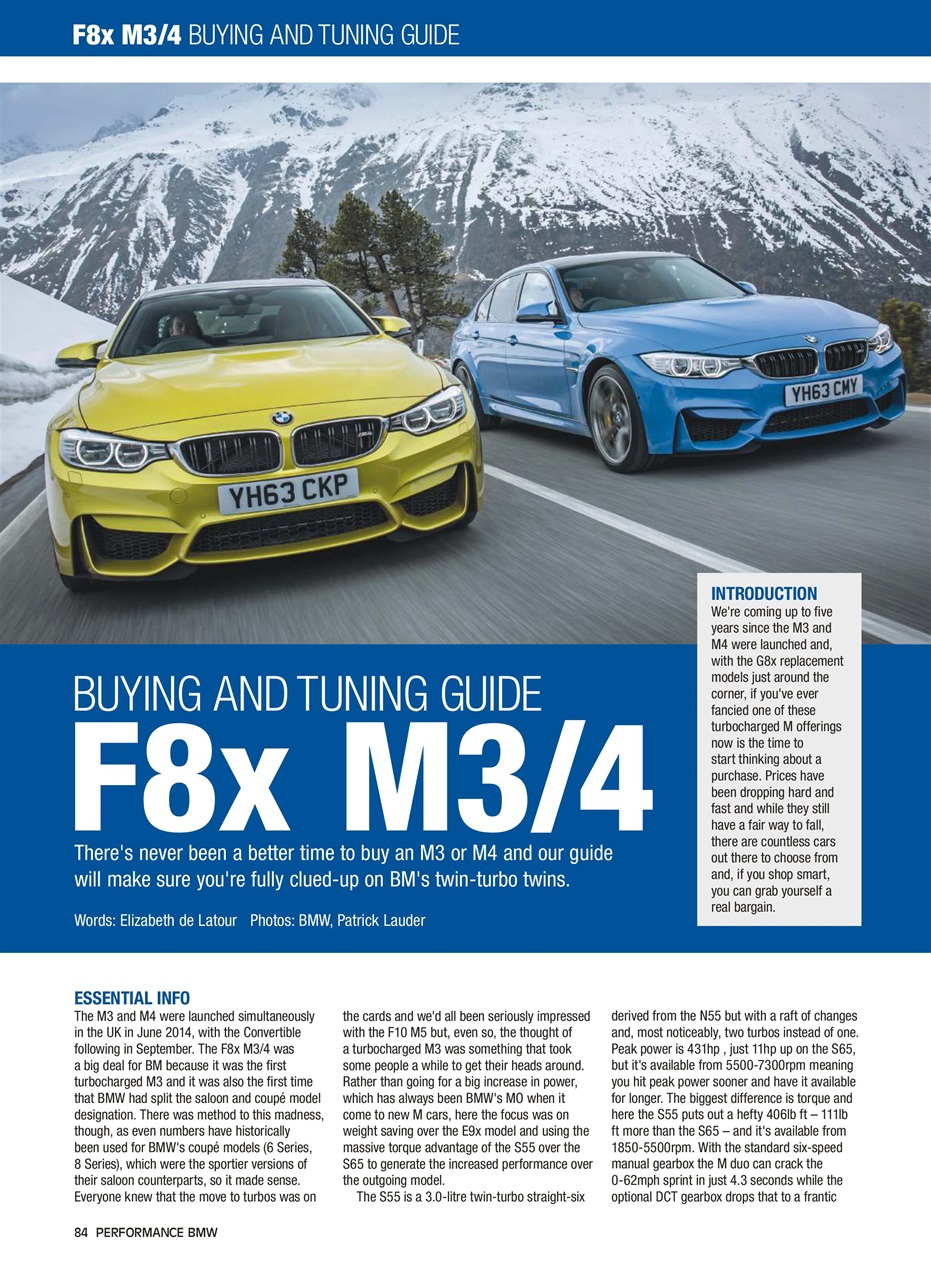 Performance BMW Preview Pages