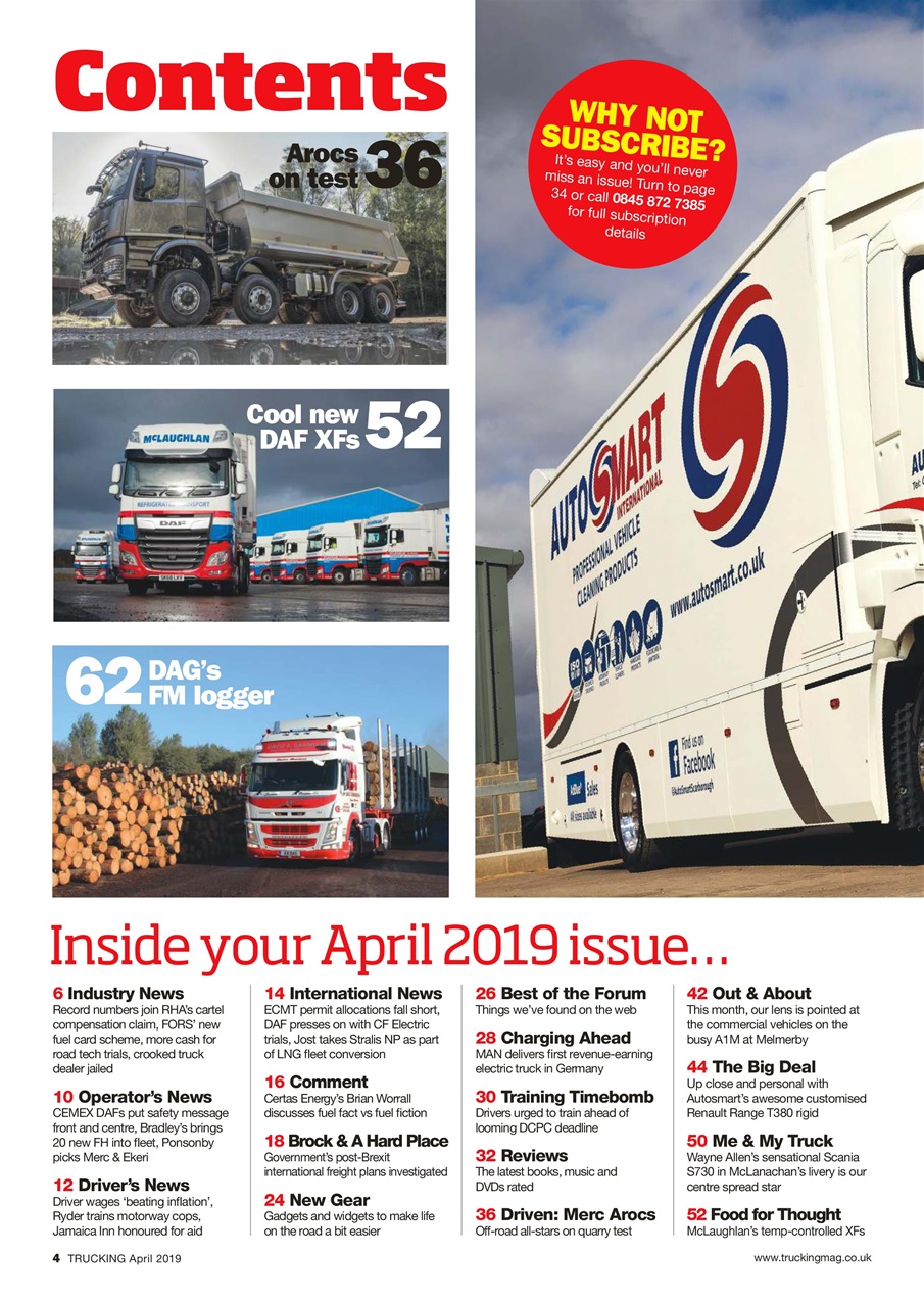 Trucking Magazine Preview Pages