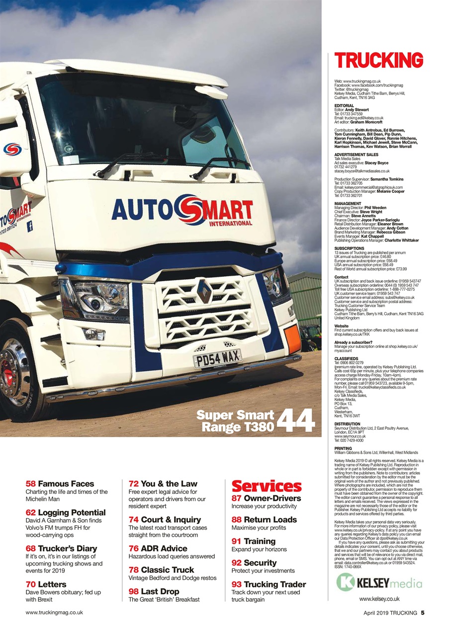 Trucking Magazine Preview Pages
