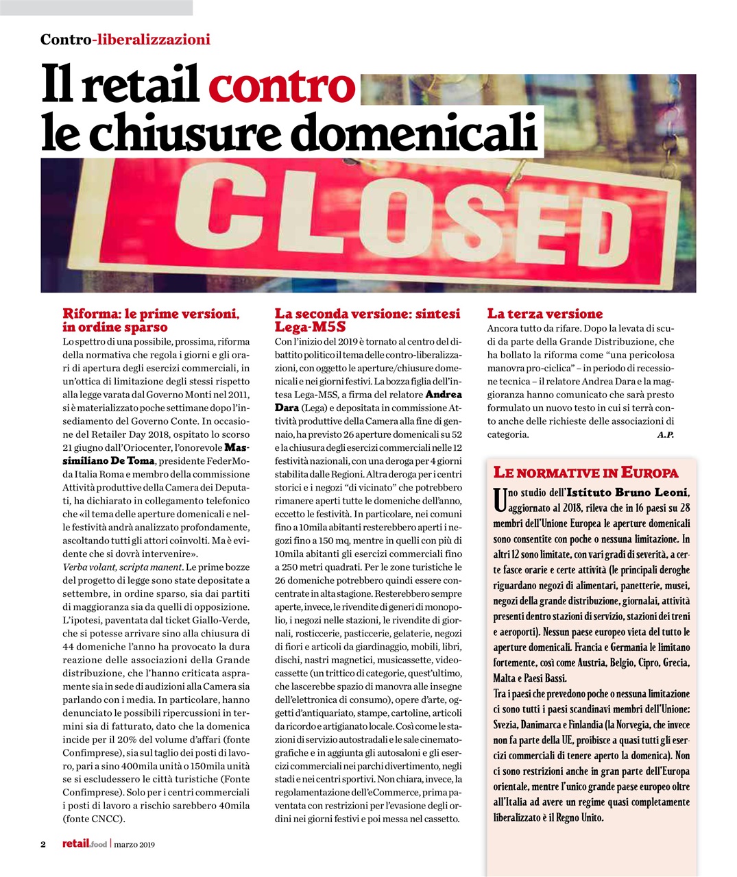 Retail&food Preview Pages