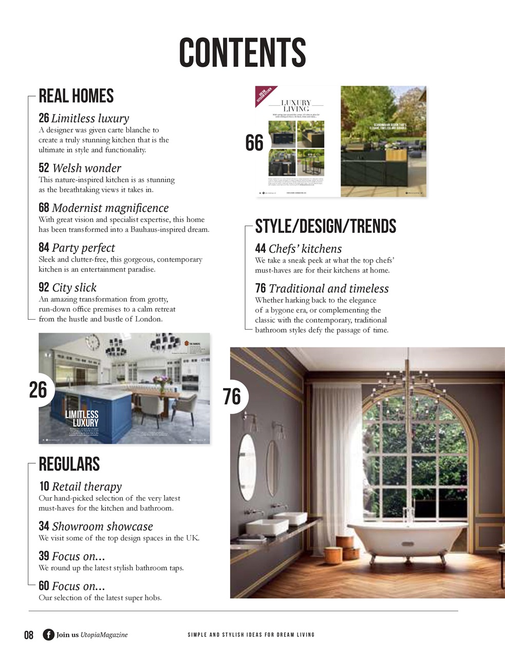 Utopia Kitchen & Bathroom Preview Pages