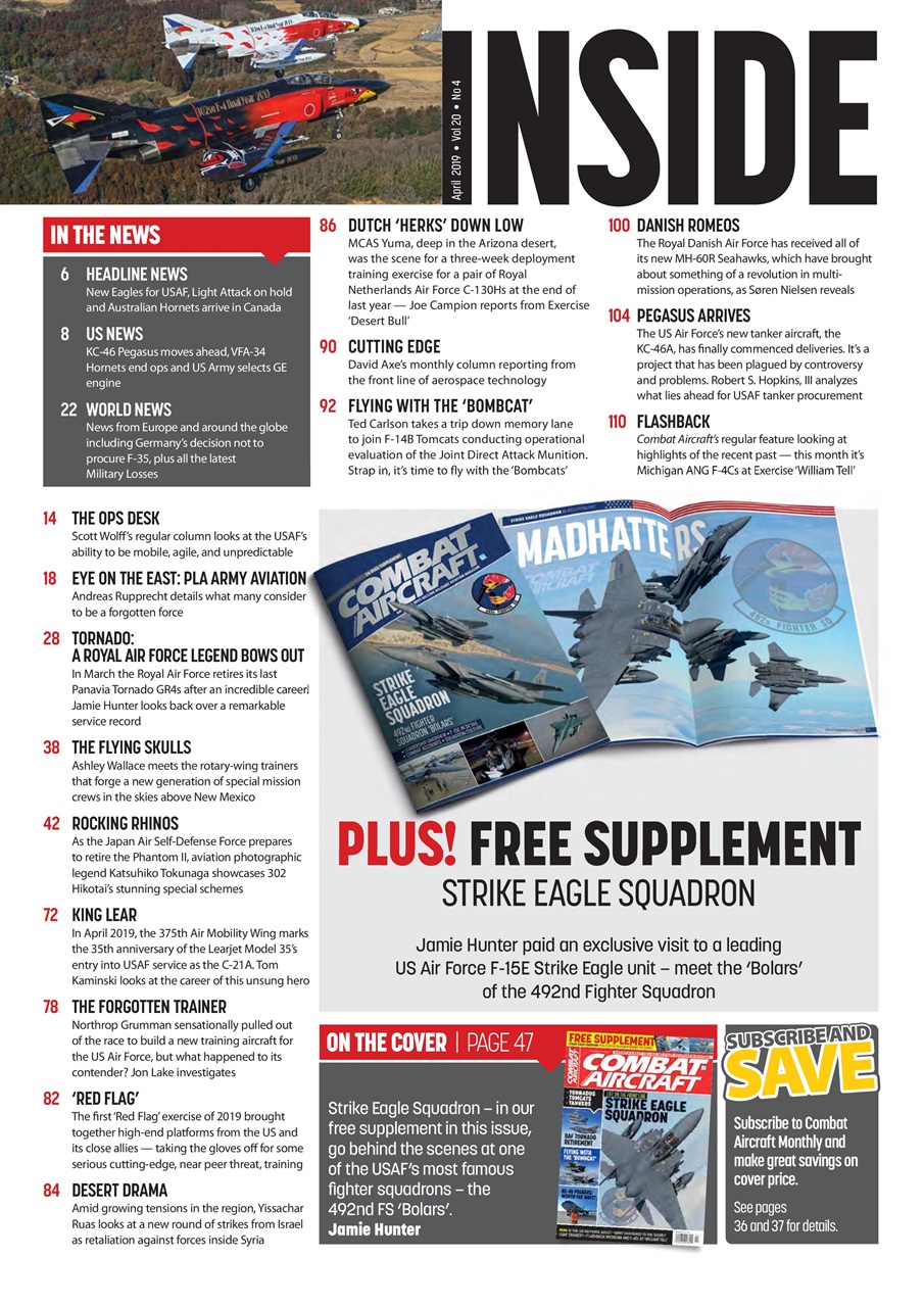 Combat Aircraft Journal Preview Pages