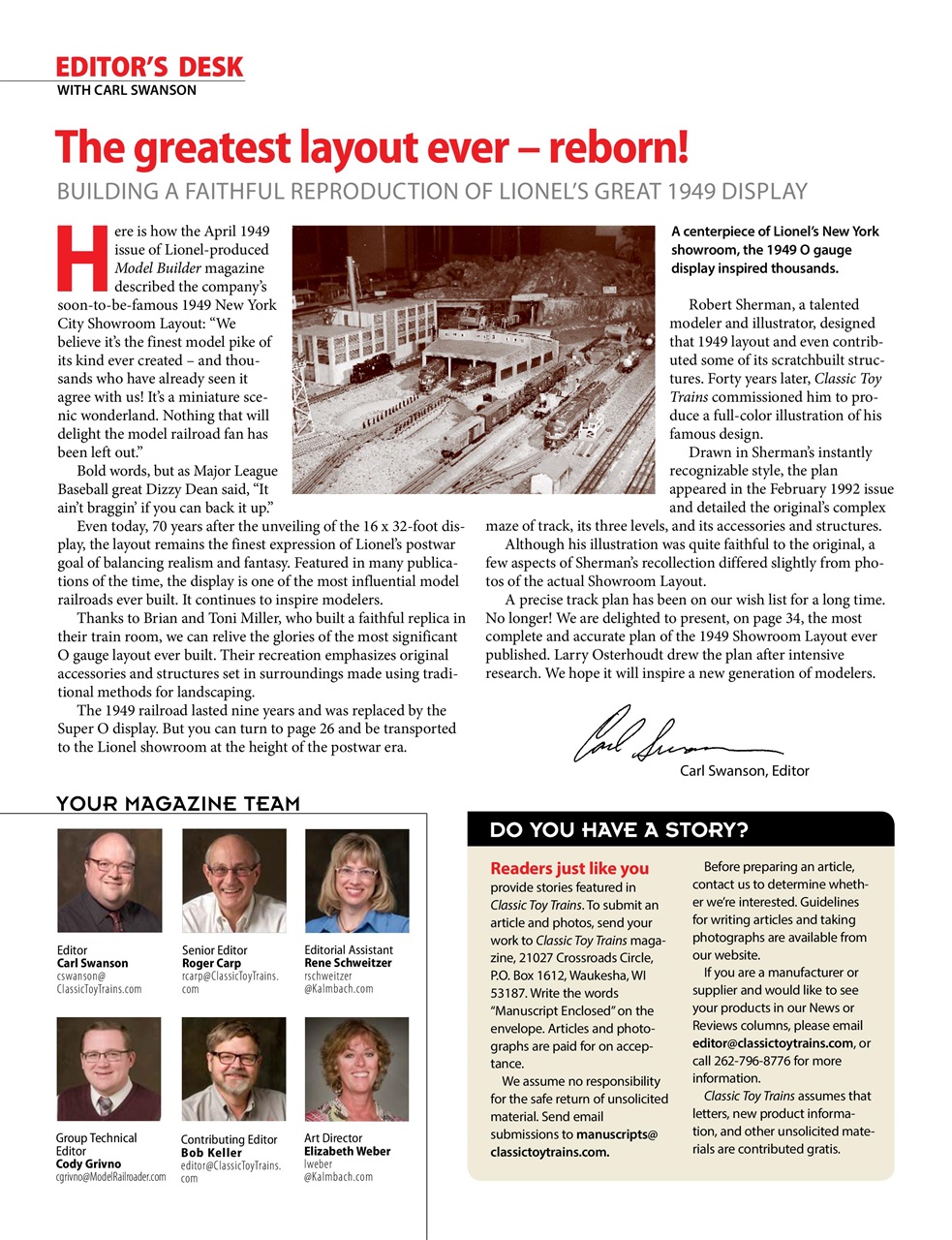 Classic Toy Trains Preview Pages