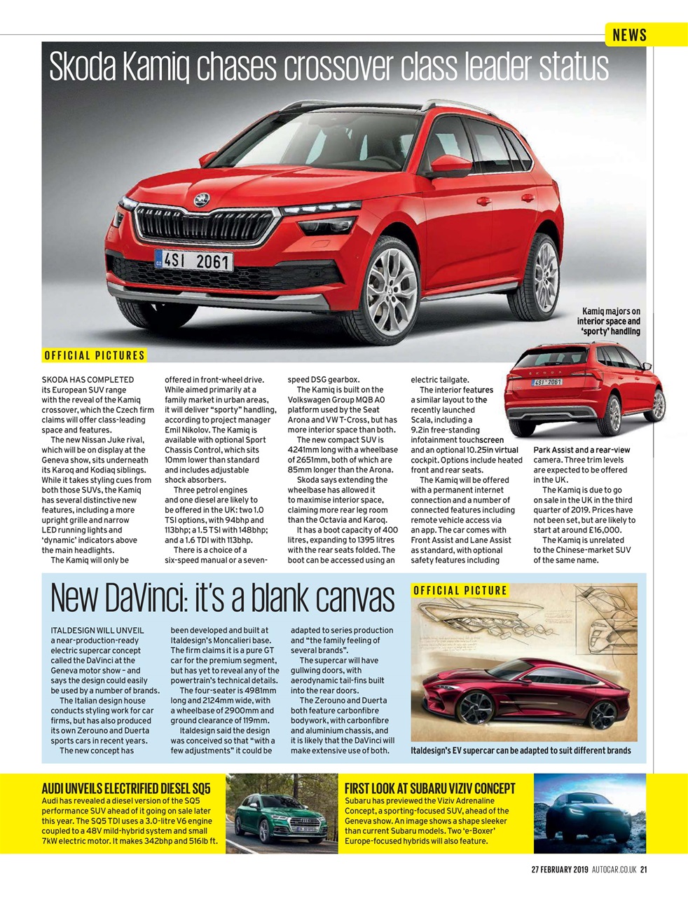 Autocar Preview Pages